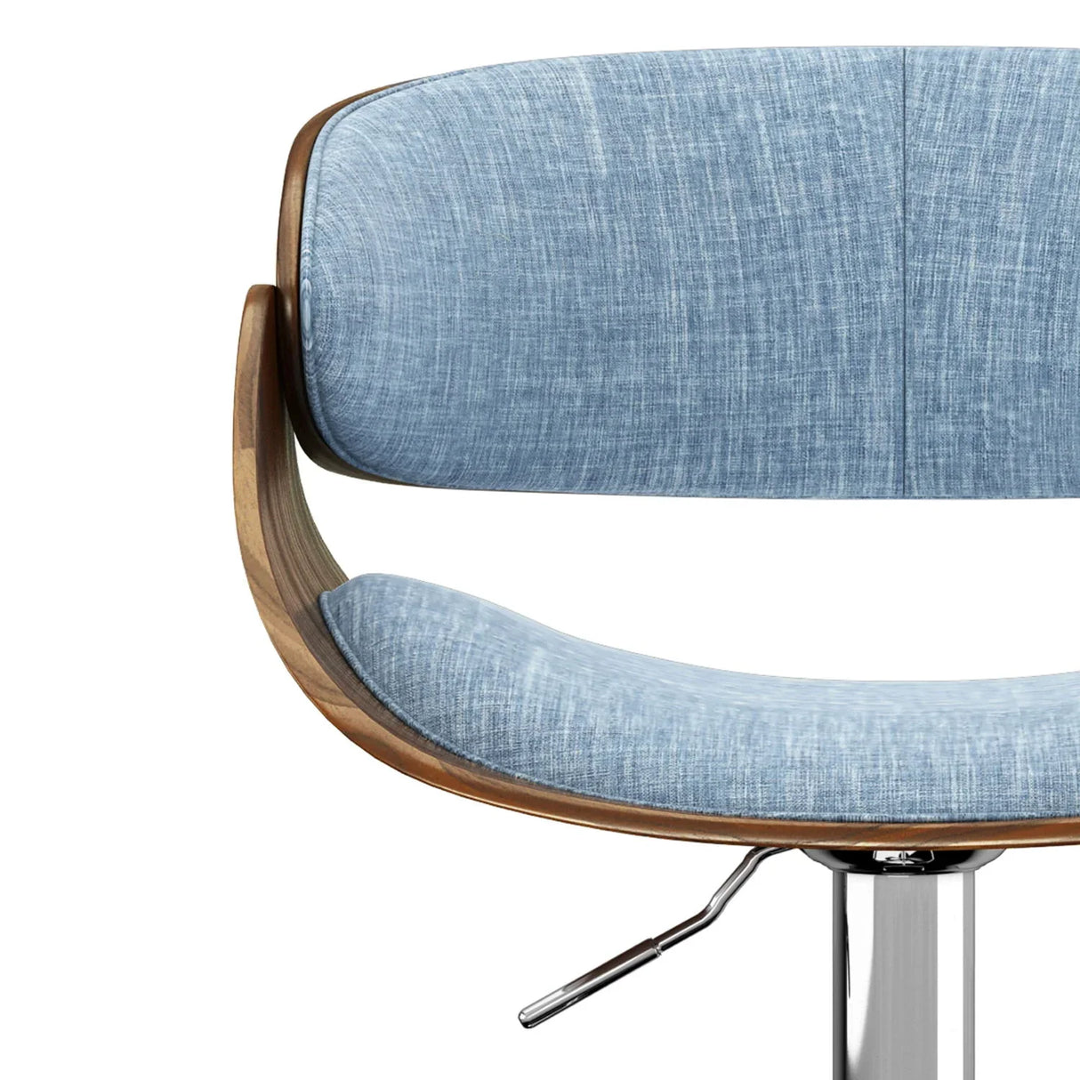 Amery - Mid Century Modern Adjustable Swivel Bar Stool - Furniture Home Direct