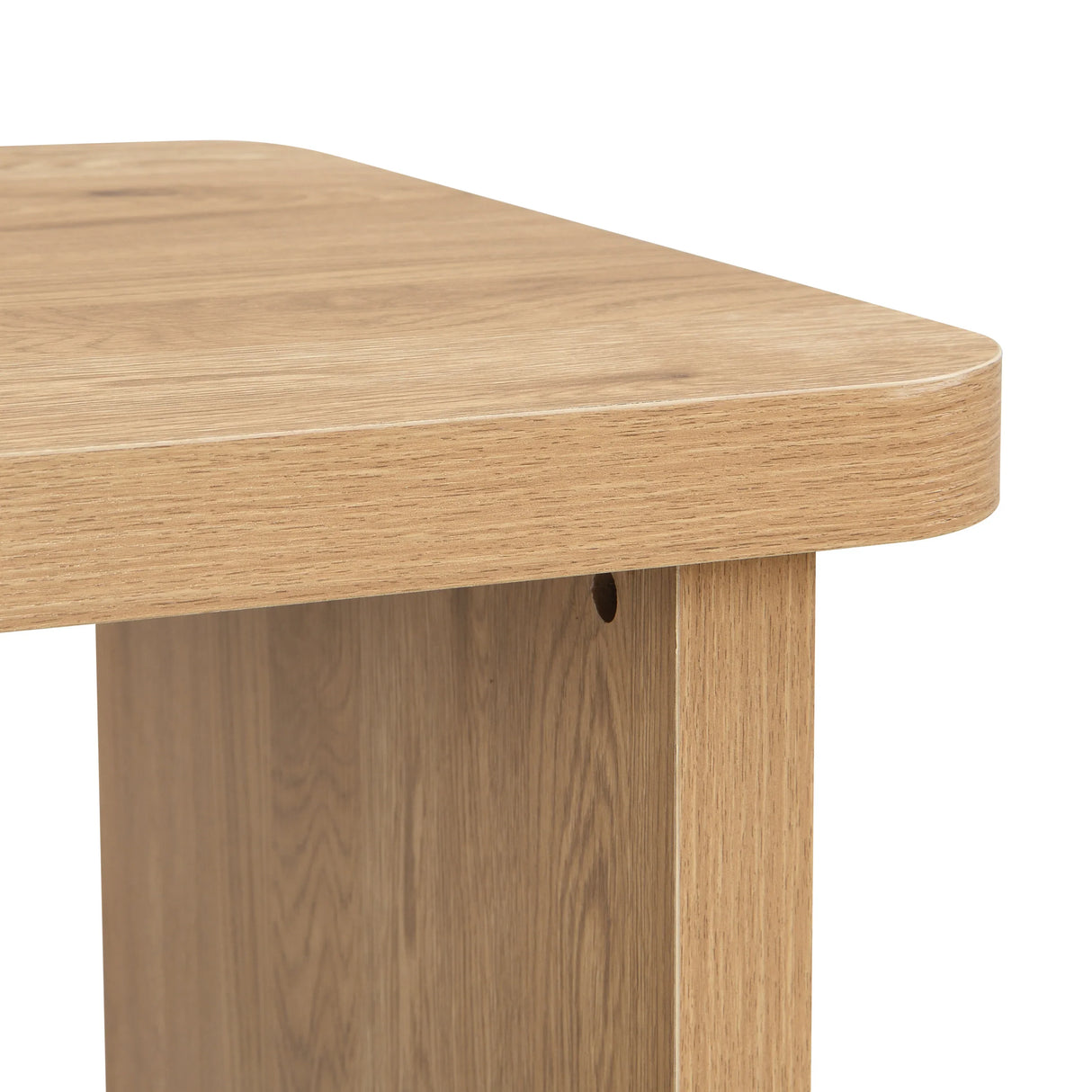 Coffee Table Wood Detachable Two Piece Living Room Oak - Furniture Home Direct