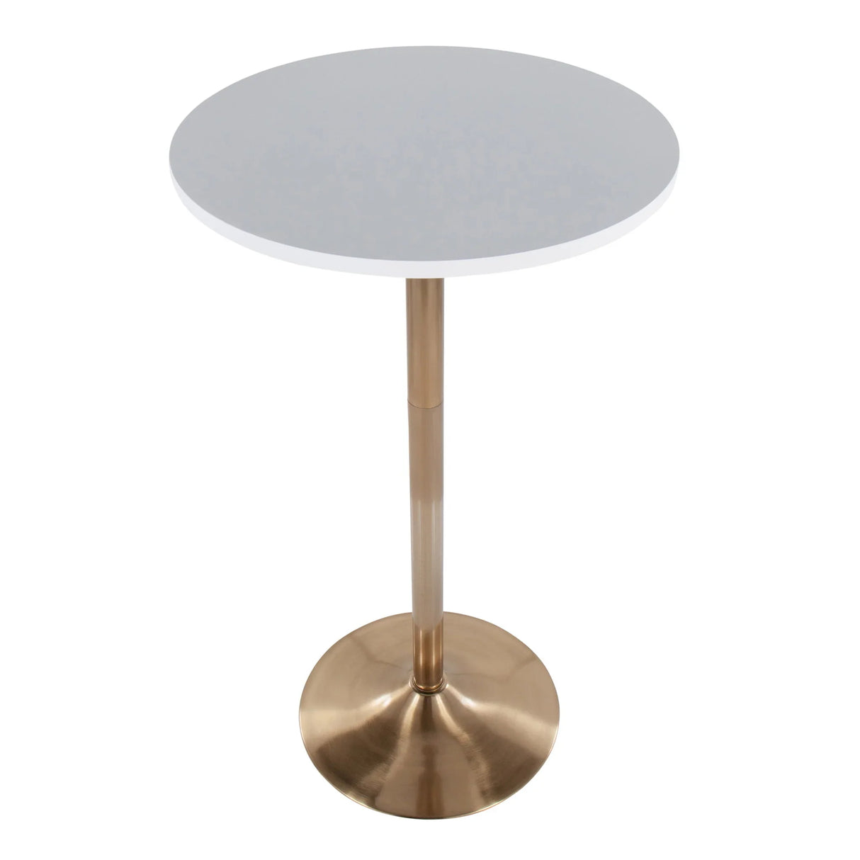 Pebble - Contemporary & Glam Adjustable Dining / Bar Table - Furniture Home Direct