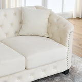 Sofa And Loveseat - Beige - Furniture Home Direct
