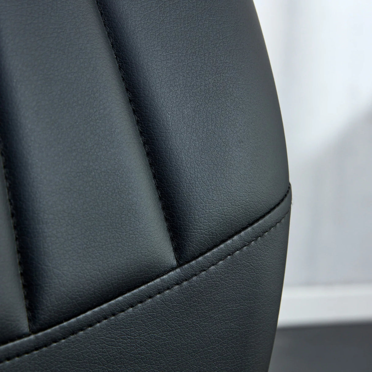 Dining Chairs with PU Upholstery and Metal Legs Black - Furniture Home Direct
