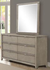 6 Drawer Dresser - Light Gray - Furniture Home Direct