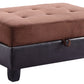 Stylish Storage Contemporary Ottoman - Furniture Home Direct