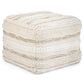 Sommer - Handcrafted Square Pouf - Furniture Home Direct