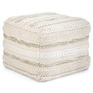 Sommer - Handcrafted Square Pouf - Furniture Home Direct