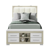 Messa - Bed With Storage Features And LED Lighting - Furniture Home Direct