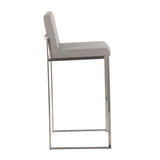 Fuji - Contemporary And Modern Elegance High Back Barstool - Furniture Home Direct