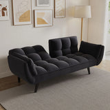 Sofa Soft Two Armrests Throw Pillow Pillow Comfortable Fit Apartment Bedroom Small Space - Furniture Home Direct