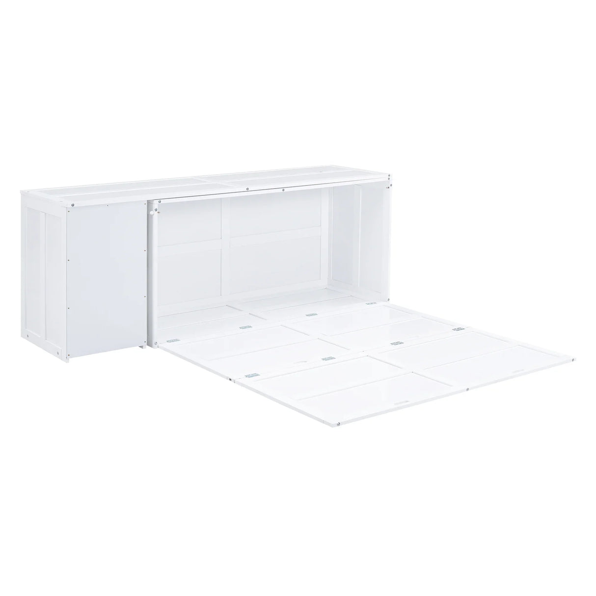 Modern Cabinet Bed With Desk and Storage - Queen Size - Furniture Home Direct