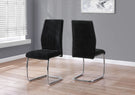 Dining Chair, Side Upholstered For Dining Room, Contemporary & Modern (Set of 2) - Furniture Home Direct