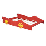 Race Car Shaped Platform Bed & Wheels - Furniture Home Direct
