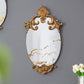 Decorative Oval Wall Mirror, Accent Mirror For Living Room, Entryway, Bedroom - Furniture Home Direct