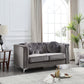 Stylish Sloped Arm Loveseat - Furniture Home Direct