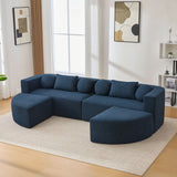 Boneless - Couch Modular Sectional Sofa With Deep Seating And Curved Design - Furniture Home Direct