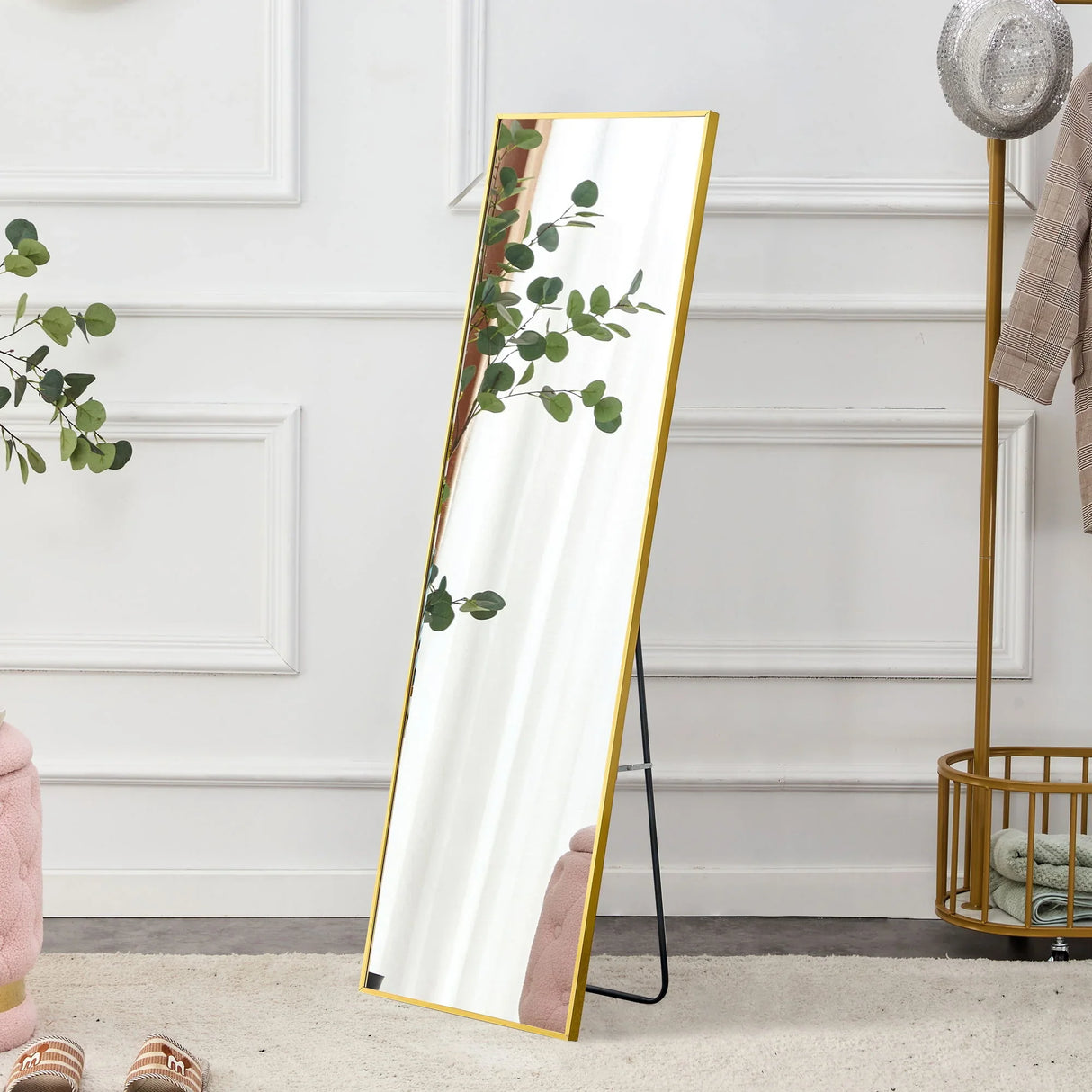 4th Generation Frame Wall Mounted Full Body Mirror For Bathroom And Bedroom - Transparent - Furniture Home Direct