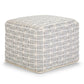 Noreen - Upholstered Square Pouf - Furniture Home Direct