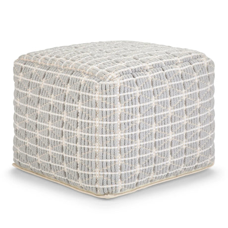 Noreen - Upholstered Square Pouf - Furniture Home Direct