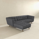 Addison - L Shape Sectional Sofa Tufted - Furniture Home Direct