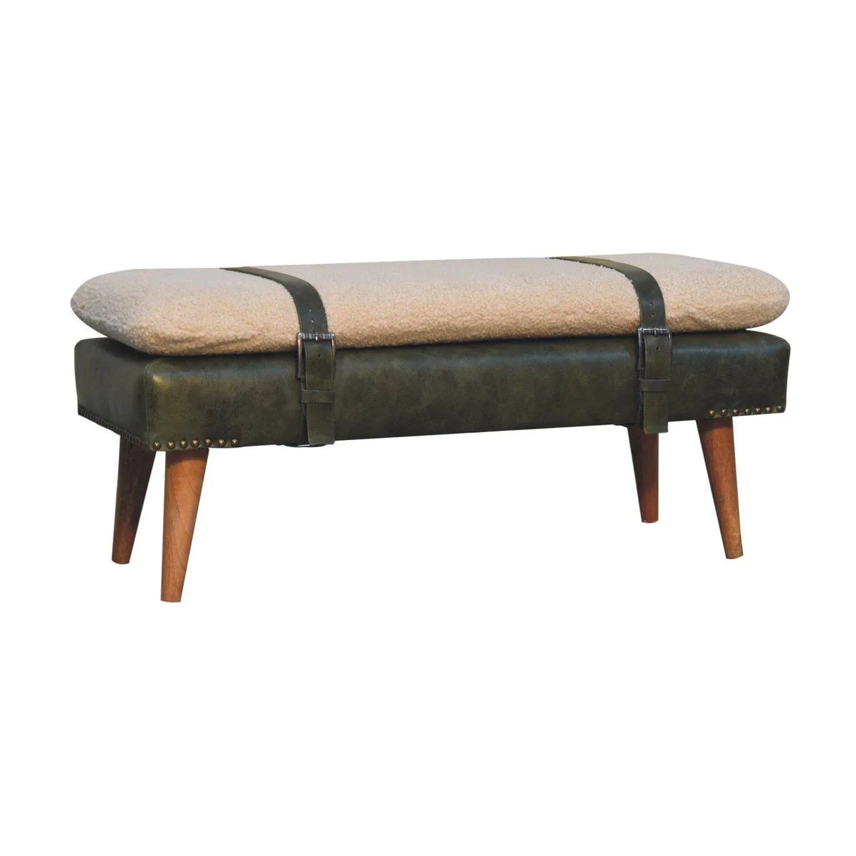 Buffalo - Hide Leather Bench - Furniture Home Direct