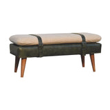Buffalo - Hide Leather Bench - Furniture Home Direct