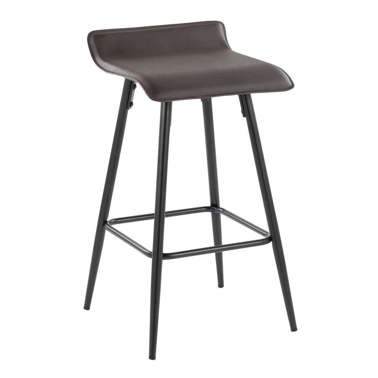 Ale - Contemporary Fixed Height Counter Stool (Set of 2) - Furniture Home Direct