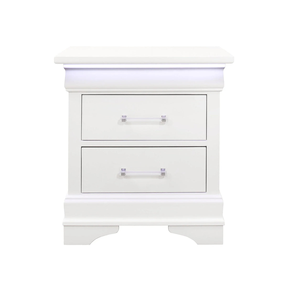 Charlston - Nightstand With LED - Furniture Home Direct