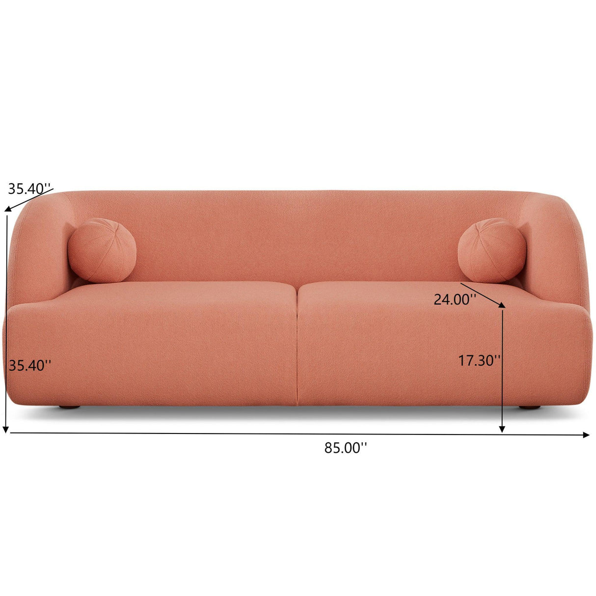 Anna - French Boucle Sofa - Furniture Home Direct