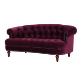 La Rosa - Victorian Chesterfield Loveseat - Furniture Home Direct