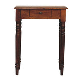 Turned Leg Writing Desk - Chestnut - Furniture Home Direct