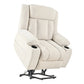 Power Lift Recliner Chair With Extended Footrest, Remote Control, Cup Holders, And Side Pockets - Furniture Home Direct