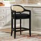 Americana - Mid-Century Modern Cane Back Counter Stool - Furniture Home Direct