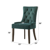Farren - Velvet Side Chair (Set of 2) - Furniture Home Direct