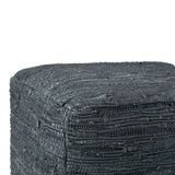 Fredrik - Handcrafted Square Pouf - Furniture Home Direct