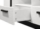 Matilda - TV Stand With Drawers - White Finish - Furniture Home Direct
