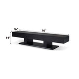 Follian - TV Stand - Black - Furniture Home Direct