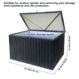 Metal Storage Box Store Small - Black - Furniture Home Direct
