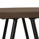 Simeon - Multifunctional Metal Stool With Wood Seat - Furniture Home Direct