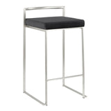 Fuji - Contemporary Elegant Stackable Counter Stool Set - Furniture Home Direct