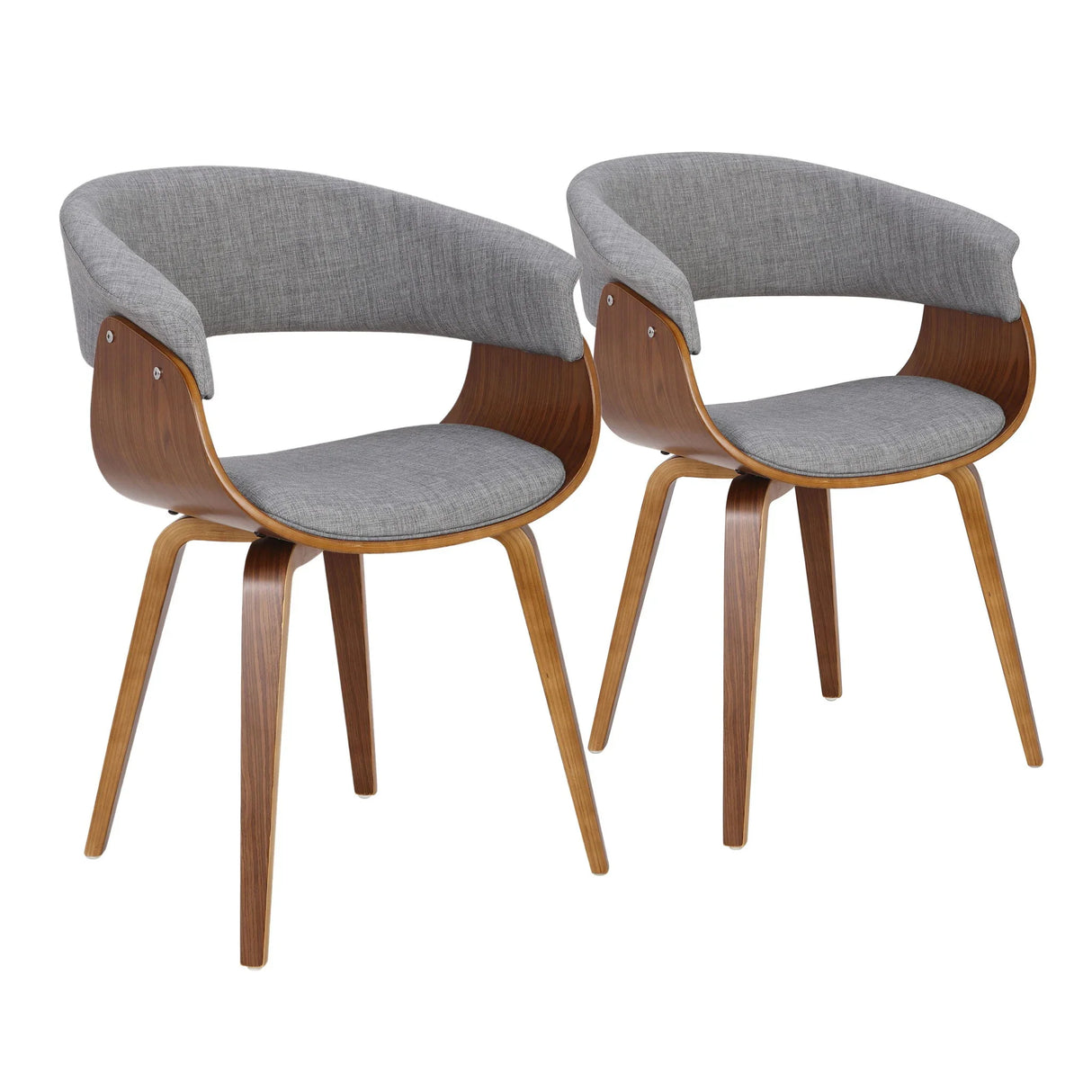 Vintage Mod - Mid Century Modern Dining Chair (Set of 2) - Furniture Home Direct