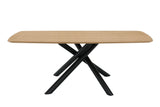 Lawton - 7 Pieces Dining Room Set - Natural / Black / Gray - Furniture Home Direct