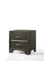 Carine II - Nightstand - Gray - Furniture Home Direct