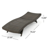 Wicker Chaise Lounge - Furniture Home Direct