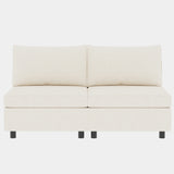 3 Piece Modular Living Room Set with Different Configurations, Off White - Furniture Home Direct
