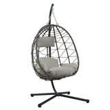 Egg Chair with Stand -Light Gray - Furniture Home Direct
