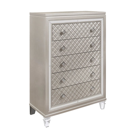 Cross - Glam Chest - Champagne - Furniture Home Direct