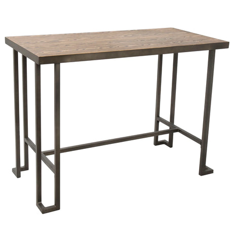 Roman - Industrial Counter Table - Furniture Home Direct