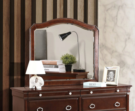 Triton - Mirror - Cappuccino - Furniture Home Direct