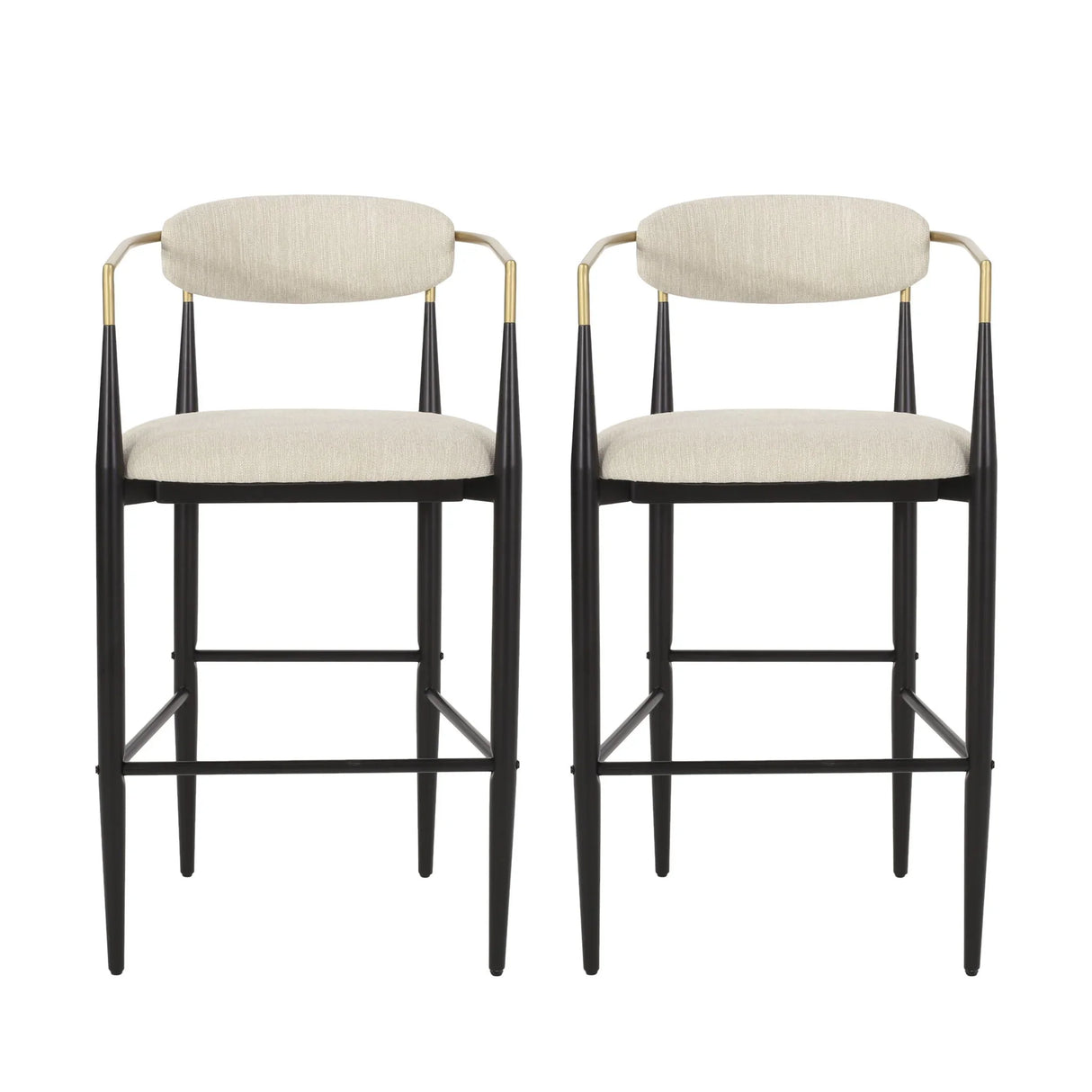 Counter Height Upholstered Barstools (Set of 2)