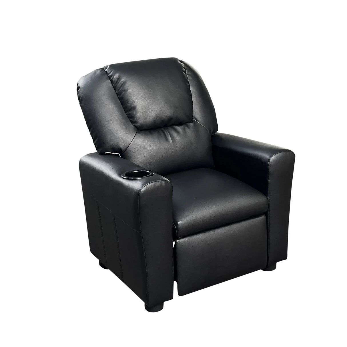 Marisa - PU Leather Kids Recliner Chair With Cupholder - Furniture Home Direct