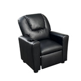 Marisa - PU Leather Kids Recliner Chair With Cupholder - Furniture Home Direct